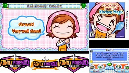 Cooking Mama 4 Kitchen Magic Salisbury Steak