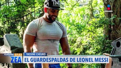 Скачать видео: ¿Quién es el Yassine Cheuko, el guardaespaldas de Lionel Messi? | Imagen Deportes