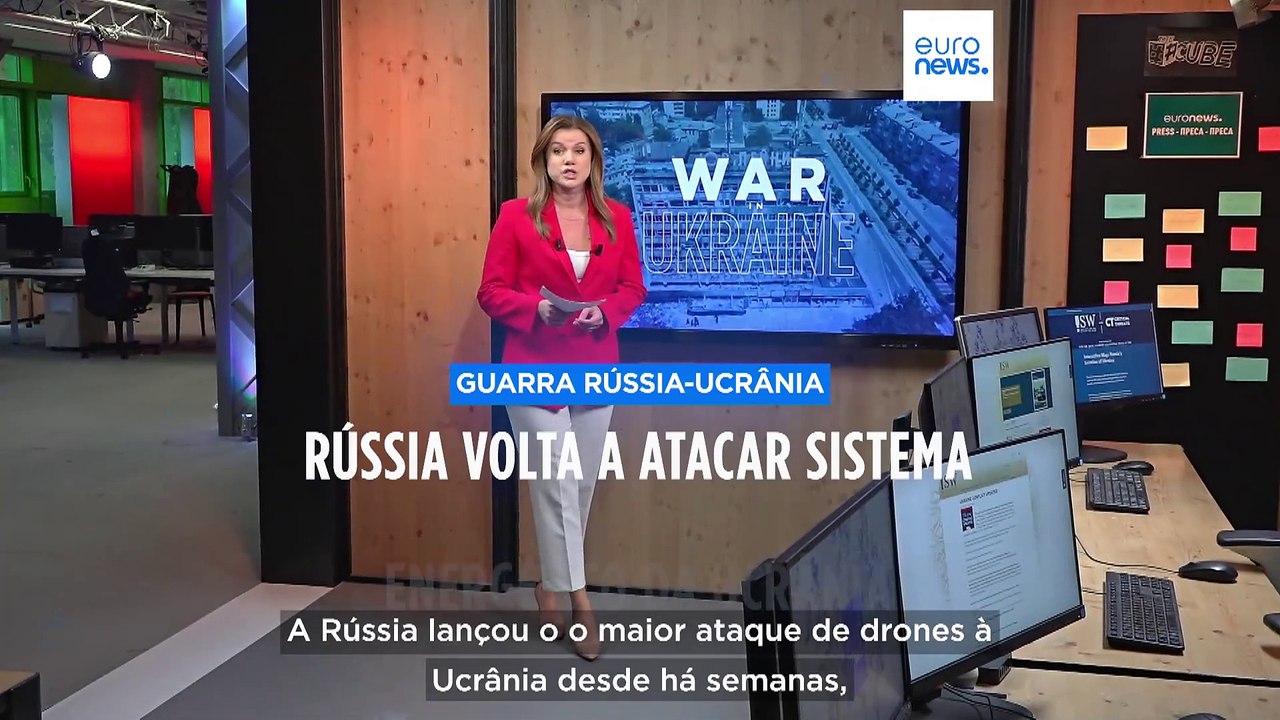 Rússia volta a atacar infraestruturas energéticas na Ucrânia