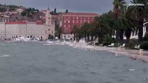 شاهد: في كرواتيا .. عاصفة قوية تضرب ساحل البحر الأدرياتيكي