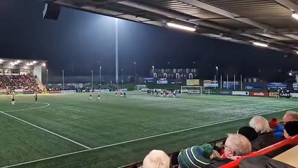 Brandon Kavanagh comes close with a free-kick