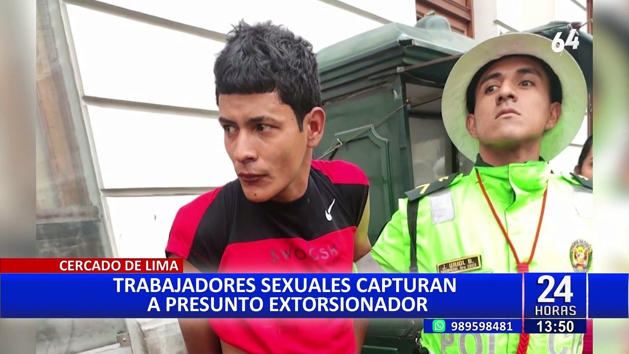 Cercado de Lima: meretrices capturan a sujeto acusado de acuchillar a trabajadora sexual