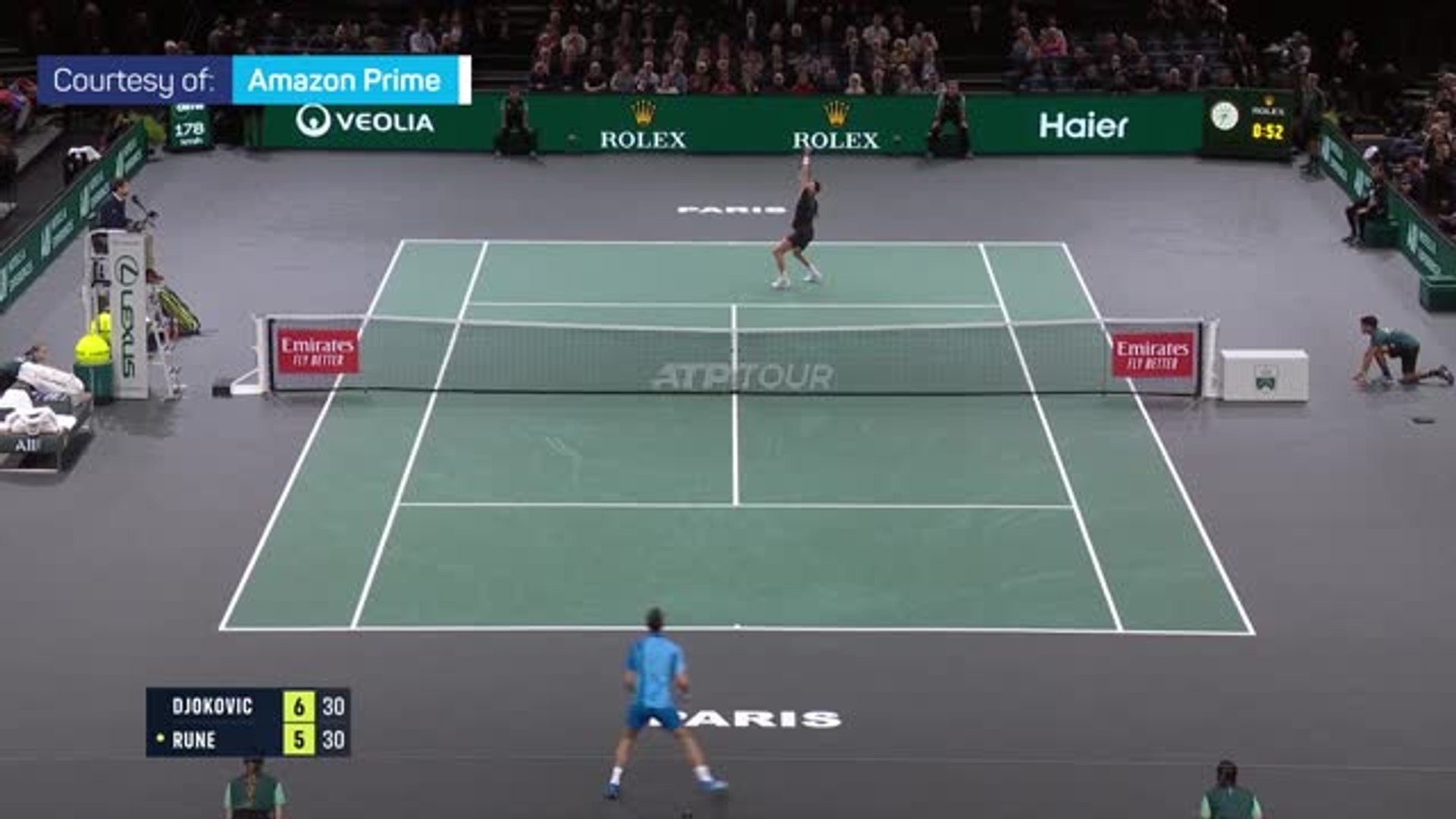 Djokovic holds off spirited Rune to reach semis - video Dailymotion
