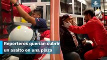 Policías agreden a reporteros en Veracruz