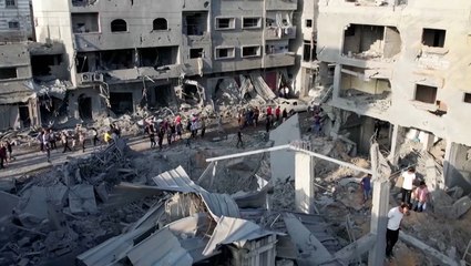 Drone footage shows wide-scale destruction in Gaza’s Maghazi refugee camp