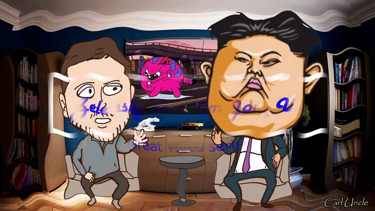 Zelensky and Kim Jong Un