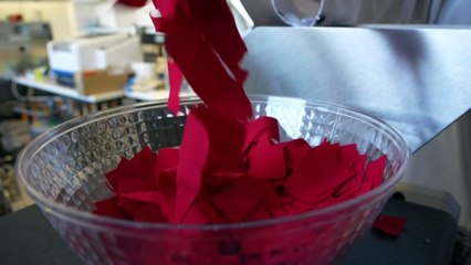 Recycling researchers turn old clothes into paint