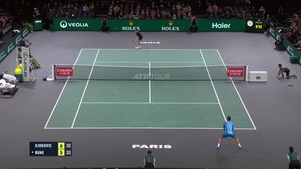 Rolex Paris Masters - Djokovic dans la douleur face à Rune