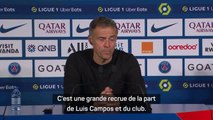 11e j. - Luis Enrique : “Kang-In Lee ? Une grande recrue de Luis Campos et du club”