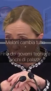 Giorgia Meloni cambia tutto, niente più governi tecnici e fine dei ribaltoni