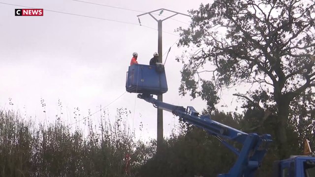 Tempête Ciaran : les équipes d'Enedis mobilisées