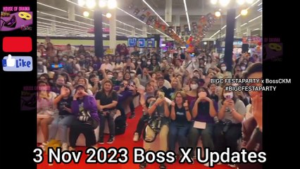 [Eng Sub] 3 Nov 2023 BossNoeul Updates / BIGC FESTAPARTY x BossCKM #BIGCFESTAPARTY