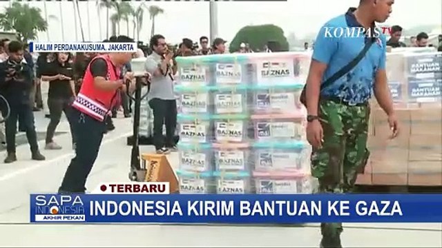 Indonesia Kirim Bantuan ke Gaza, Ada Makanan Hingga Obat-Obatan