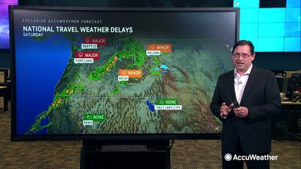 下载视频: Gusty storms to cause travel delays in the Northwest this weekend