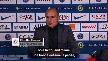 Michel Der Zakarian reconnaît la supériorité du PSG