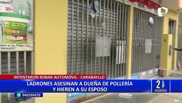 Asalto en Carabayllo: Esposo de empresaria asesinada queda grave tras recibir impacto de bala