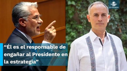 Senador de Morena pide que López Gatell rinda cuentas por la negligencia criminal