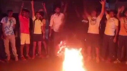 जोधपुर: भाजपा में बगावत, पार्टी ज्वाइन करने के बाद भी नहीं मिला टिकट, फूंके टायर