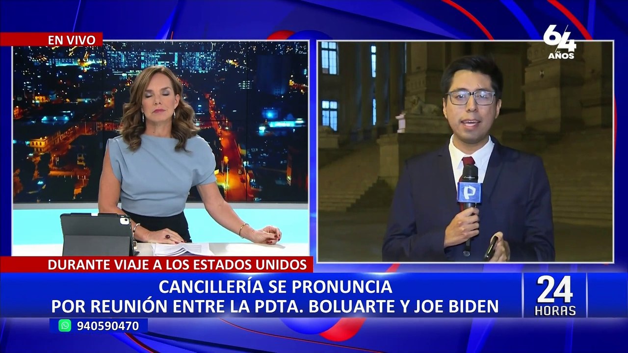 Cancillería: presidentes Dina Boluarte y Joe Biden conversaron sobre temas de interés bilateral