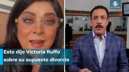 Victoria Ruffo responde a rumores sobre su divorcio con Omar Fayad