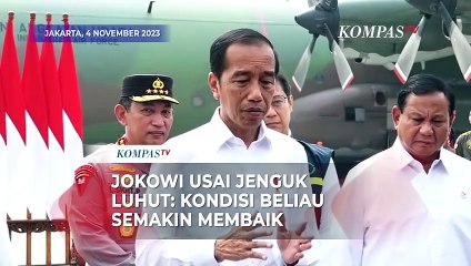Usai Jenguk di Singapura, Jokowi Ungkap Kondisi Luhut: Semakin Membaik