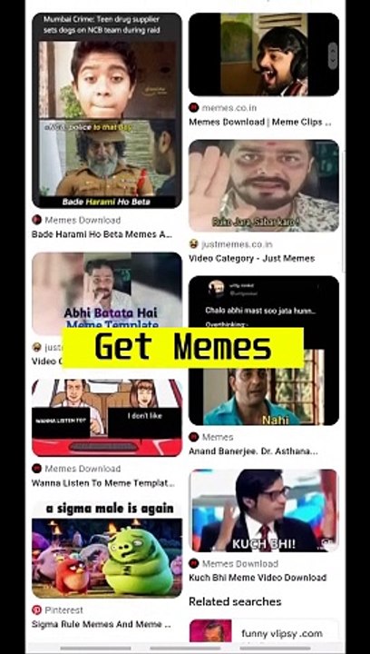 Get Memes for your videos for free