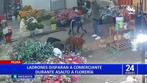 Violento asalto en Piura: delincuentes armados atacan florería y hieren a comerciante