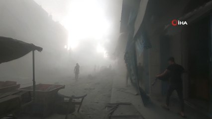 İsrail'in Gazze'ye saldırıları devam ediyor: Yıkım böyle görüntülendi