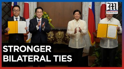 Japan, PH leaders forge defense pact amid China's aggression
