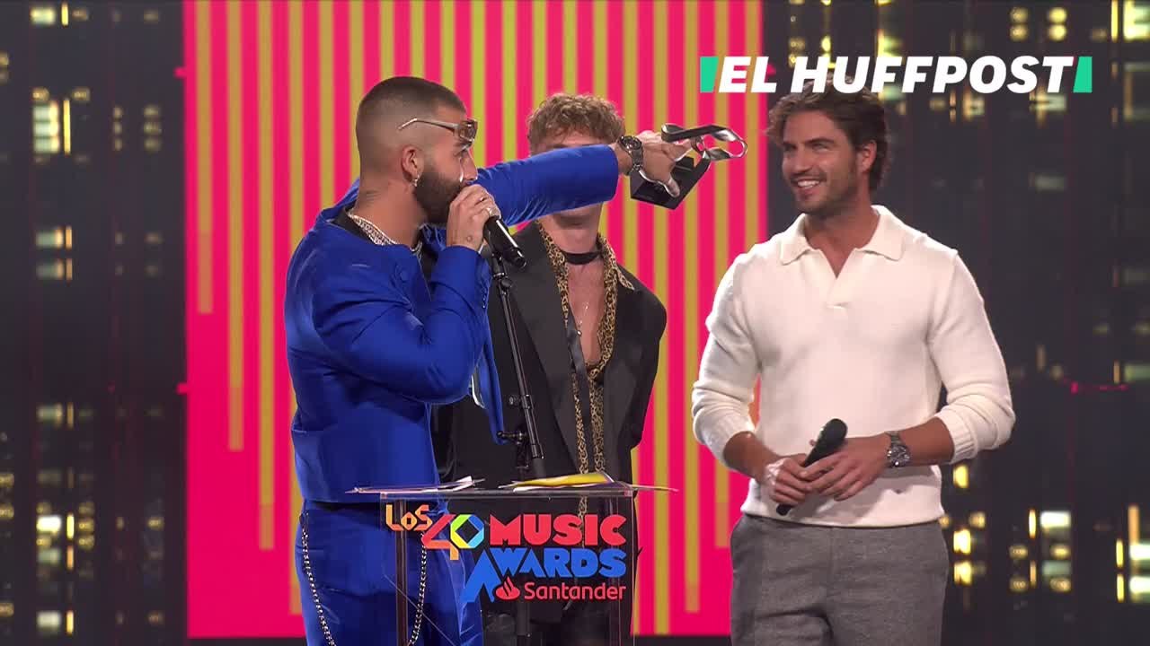 Manuel Turizo triunfa en la 'Nochentera' de LOS40 Music Awards