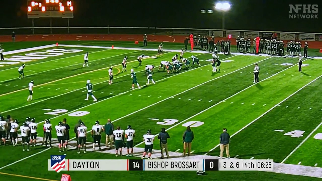 11/03/2023 Dayton vs. Bishop Brossart Football - Interception or Not?