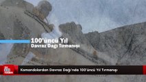 Komandolardan Davraz Dağı’nda 100’üncü Yıl Tırmanışı