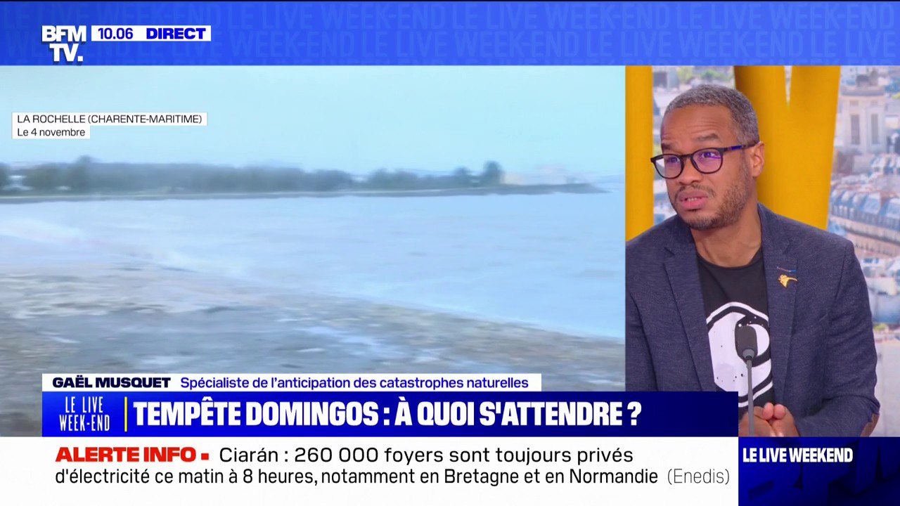 Gaël Musquet, spécialiste de l’anticipation des catastrophes naturelles: "On doit avoir dans un sac de l'eau, de la nourriture, de quoi s'informer, des lampes torche"