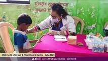 Paediatric treatment at Mokhada Medical and Healthcare Camp - July 2023 _ Sadguru Aniruddha Bapu