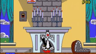 Sylvester and Tweety in Cagey Capers (Death% Speedrun) 52s74
