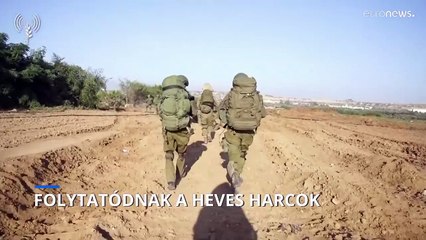Az izraeli csapatok tovább nyomulnak előre, már bekerítették Gázavárost