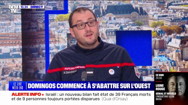 Anthony Chauveau, président du Syndicat des Sapeurs Pompiers: Le phénomène météo qui est en train d'arriver va de nouveau impacter des secteurs déjà fragilisés