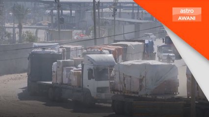 47 trak bantuan memasuki Semenanjung Gaza