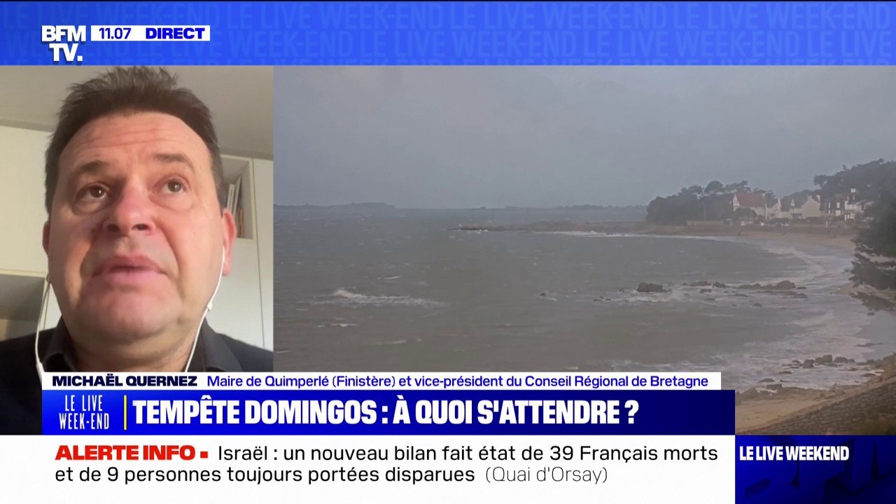 Michaël Quernez, maire de Quimperlé: "La tempête que nous avons vécue est une tempête historique et celle que nous allons vivre ne peut qu'aggraver la situation"