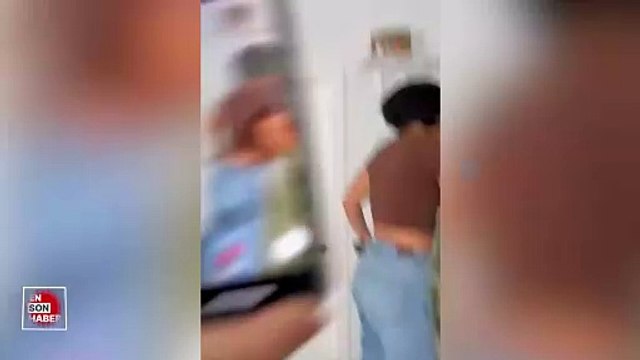 Koşu bandında hızlı koşmayı deneyen kızın dramı