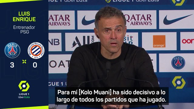 Luis Enrique: Encantado con los jugadores que tengo para jugar de nueve: Kolo Muani, Ramos y Asensio