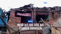 Starkes Erdbeben in Nepal: Mindestens 138 Tote