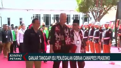 Kata Ganjar Soal Isu Penjegalan Gibran Jadi Cawapres, Ibaratkan Seperti Sepak Bola
