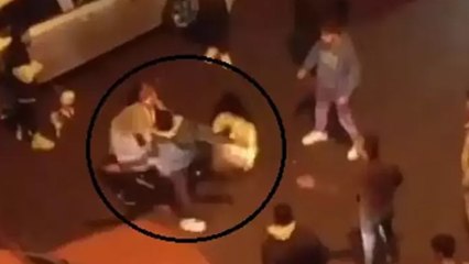 Sokakta kız arkadaşını saçından sürükleyip, döven şüpheli tutuklandı