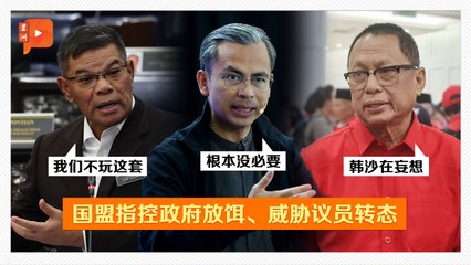 政府放饵钓国盟YB？赛夫丁、法米、卜艾回击