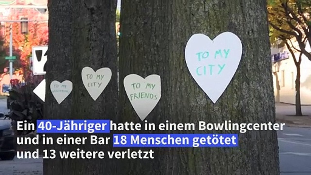 Nach Amoklauf mit 18 Toten: Biden besucht Lewiston