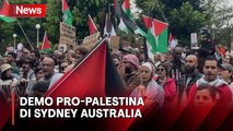 Desak Pembebasan Palestina, Puluhan Warga Demo di Sydney Australia