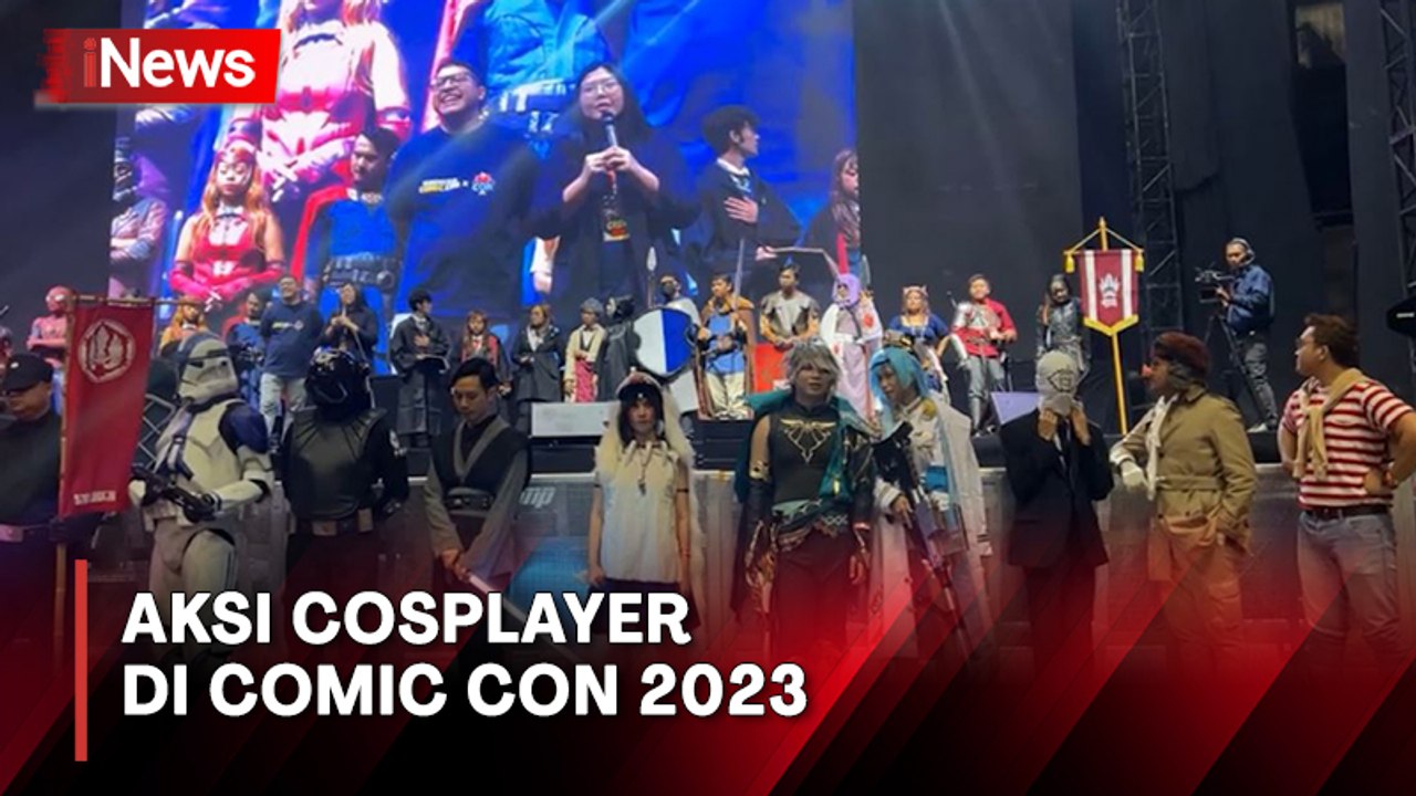 Cosplayer Banjiri Opening Comic Con 2023, Pecah!