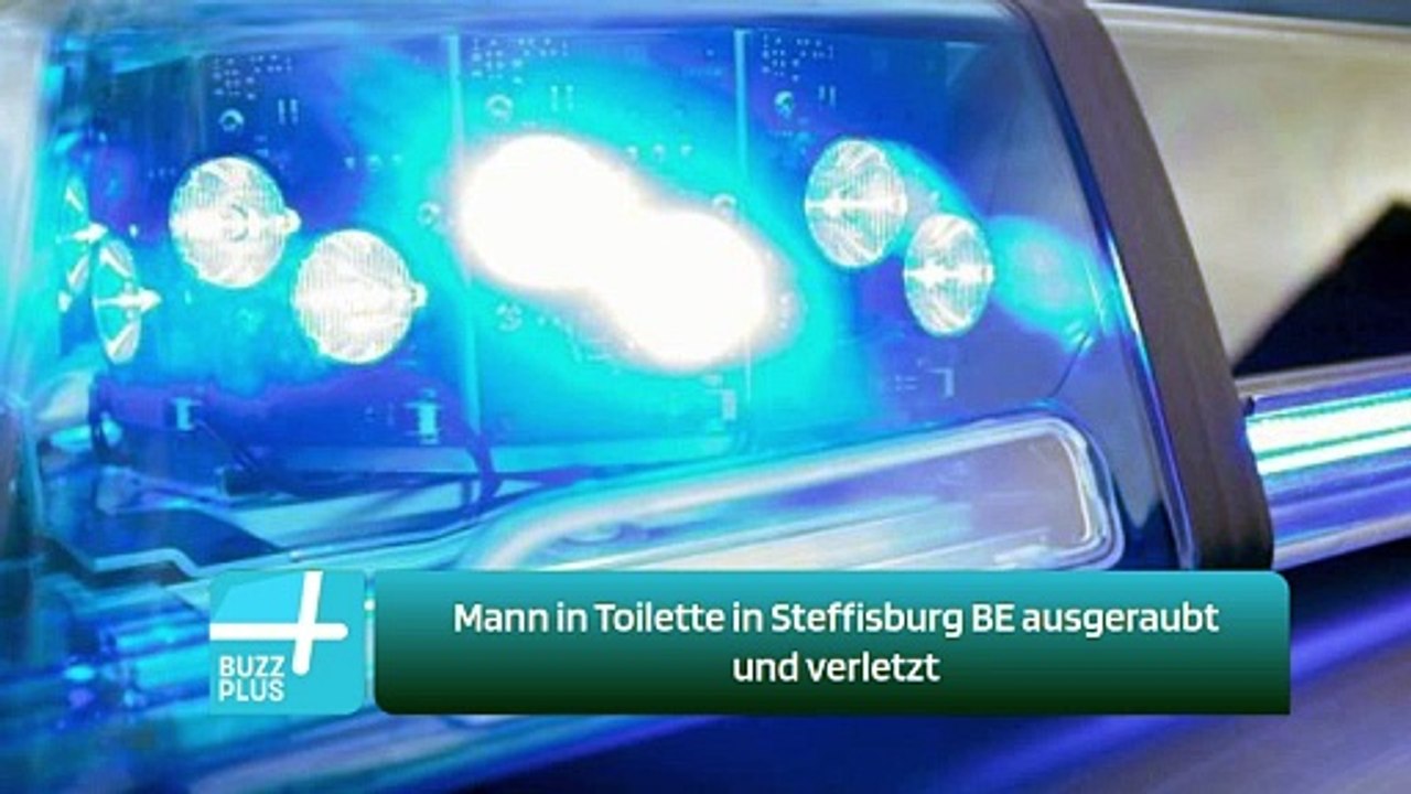 Mann in Toilette in Steffisburg BE ausgeraubt und verletzt