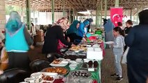 İslahiye'de depremzede kadınlar Filistin'e destek için kermes düzenledi